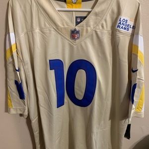 Authentic Nike Football Jersey, LA Rams, Cooper Kupp, No. 10.